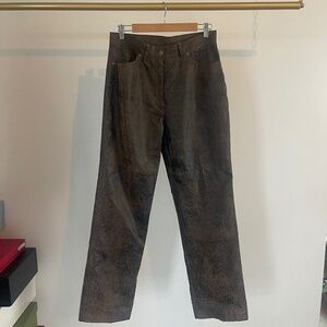 Woolwich brown saddle pants